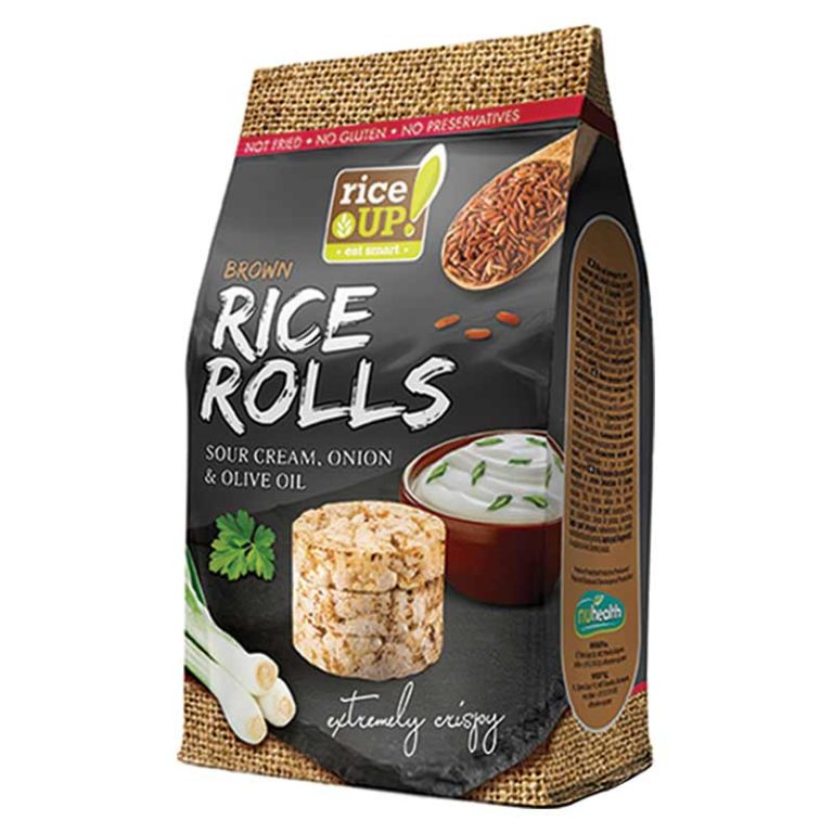 RICE UP! Rice Rolls Sour Cream & Onion - Santikos Foods