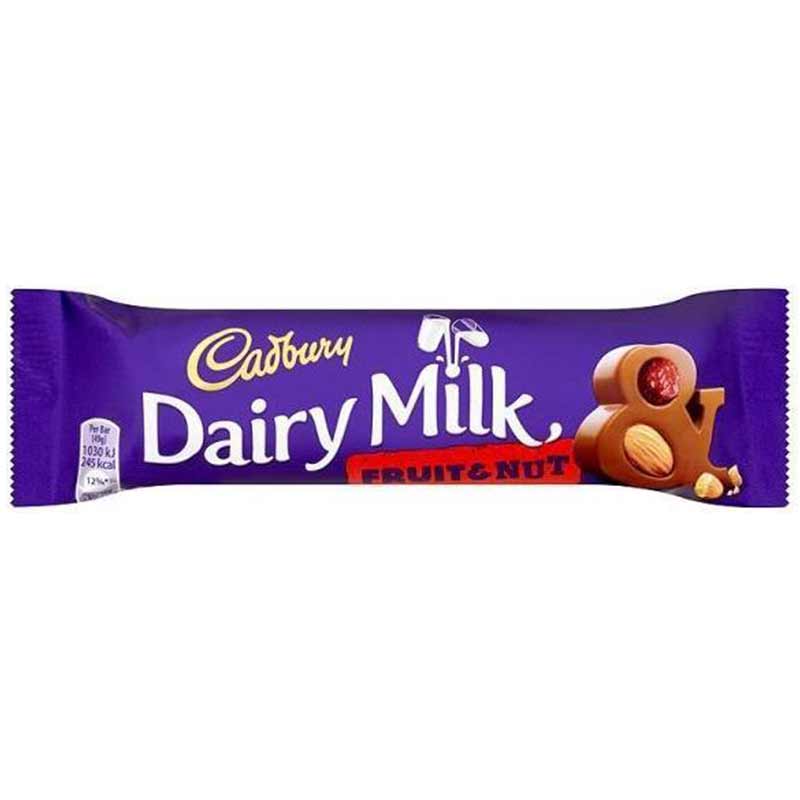 CADBURY Dairy Milk Fruit & Nut bar - Santikos Foods