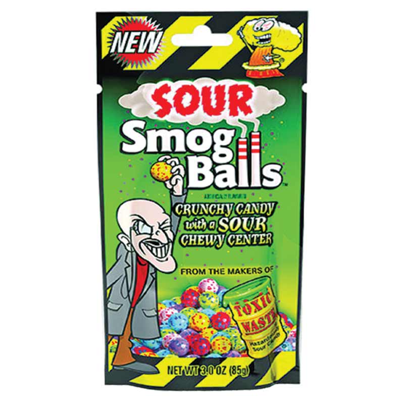 TOXIC WASTE Sour Smog Balls Pouch - Santikos Foods